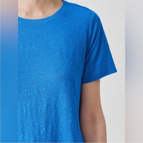 Eileen Fisher Calypso Crew Neck Organic Linen T-Shirt - Picture 14 of 16